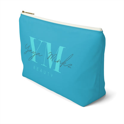 YAYA MINKZ MAKEUP POUCH W T-BOTTOM [TEAL]