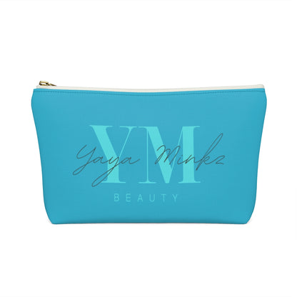 YAYA MINKZ MAKEUP POUCH W T-BOTTOM [TEAL]