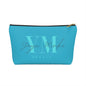 YAYA MINKZ MAKEUP POUCH W T-BOTTOM [TEAL]