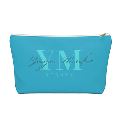YAYA MINKZ MAKEUP POUCH W T-BOTTOM [TEAL]