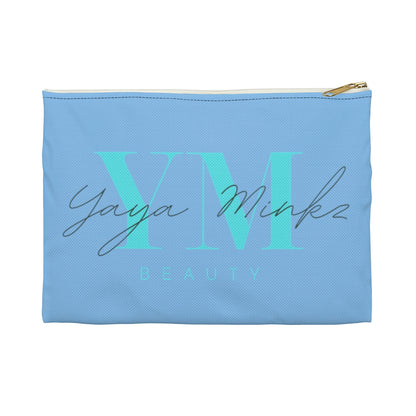 YAYA MINKZ FLAT MAKEUP POUCH [POWDER BLUE]
