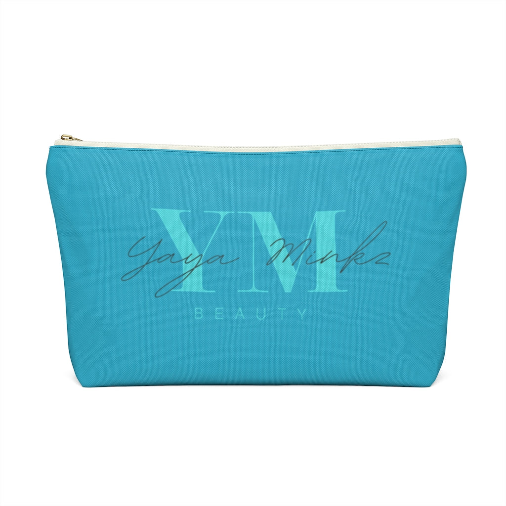 YAYA MINKZ MAKEUP POUCH W T-BOTTOM [TEAL]