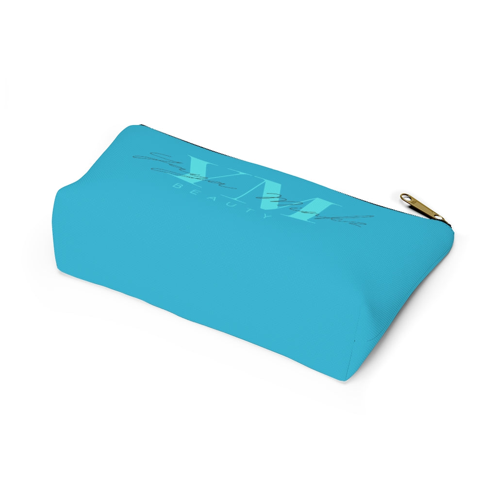 YAYA MINKZ MAKEUP POUCH W T-BOTTOM [TEAL]