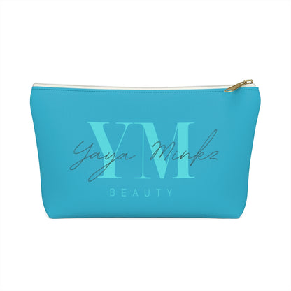 YAYA MINKZ MAKEUP POUCH W T-BOTTOM [TEAL]