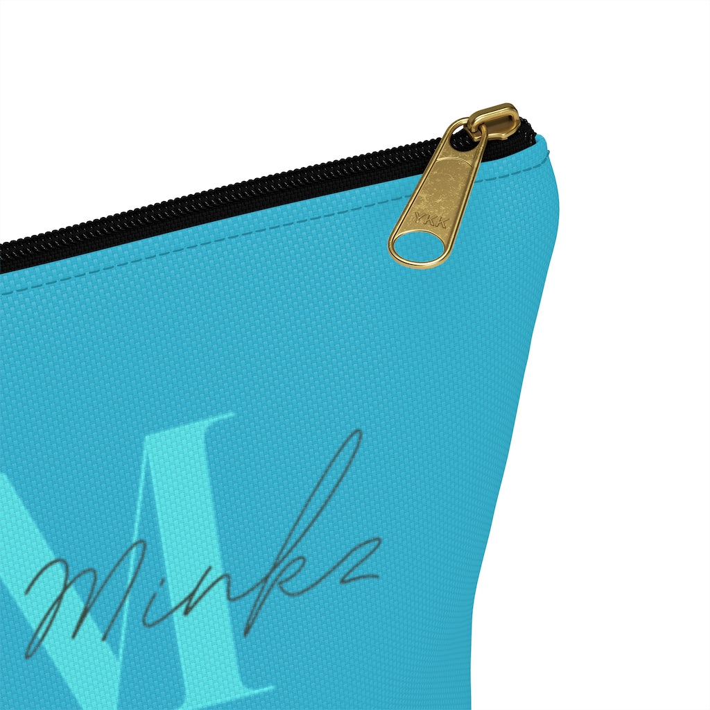 YAYA MINKZ MAKEUP POUCH W T-BOTTOM [TEAL]