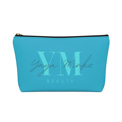 YAYA MINKZ MAKEUP POUCH W T-BOTTOM [TEAL]