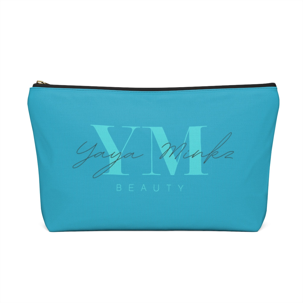 YAYA MINKZ MAKEUP POUCH W T-BOTTOM [TEAL]